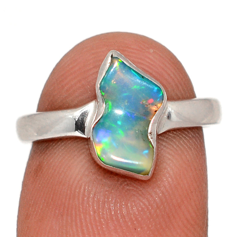 Ethiopian Opal Polish Rough Ring - EPRR1202