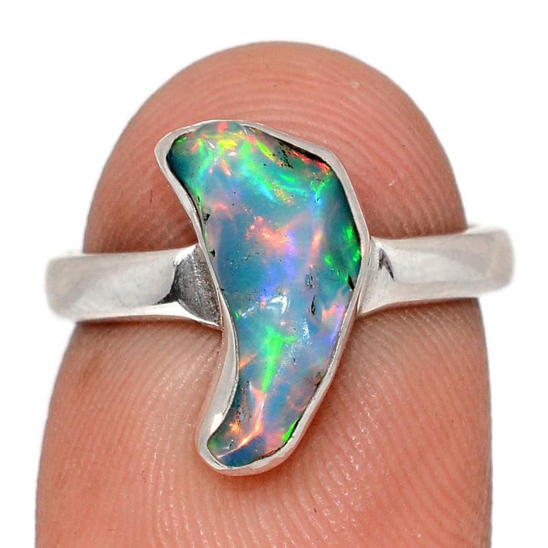 Ethiopian Opal Polish Rough Ring - EPRR1204