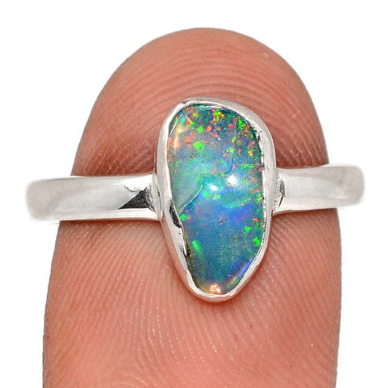 Ethiopian Opal Polish Rough Ring - EPRR1206