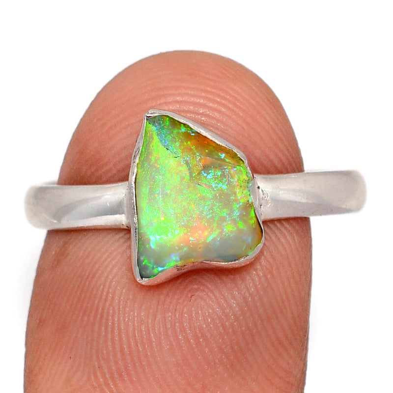 Ethiopian Opal Polish Rough Ring - EPRR1209