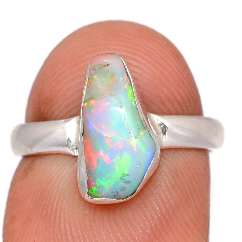 Ethiopian Opal Polish Rough Ring - EPRR1212