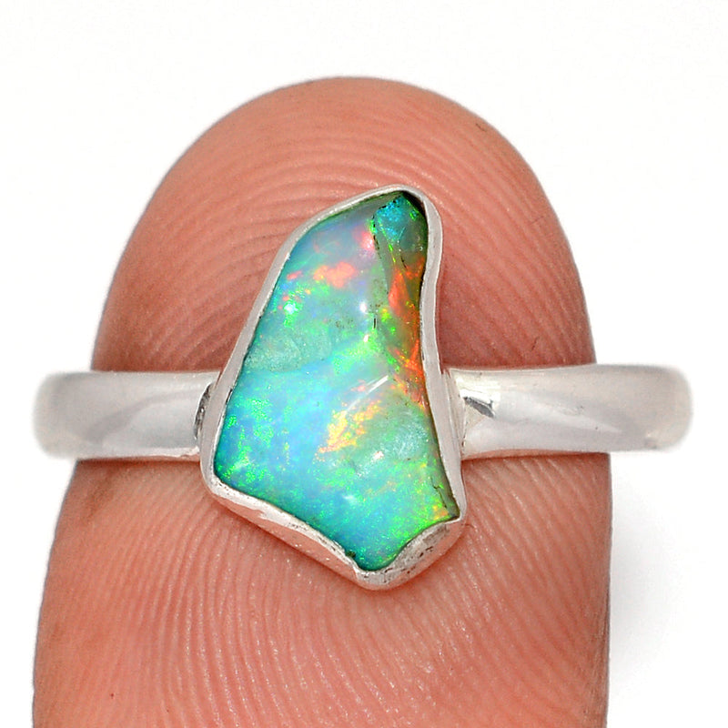 Ethiopian Opal Polish Rough Ring - EPRR1217