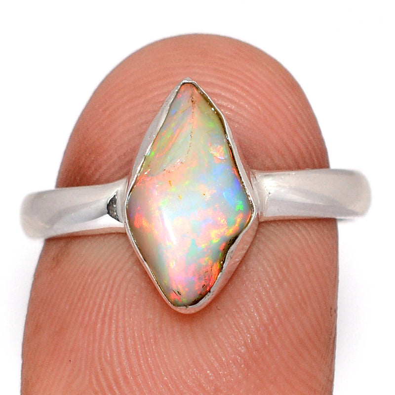 Ethiopian Opal Polish Rough Ring - EPRR1222