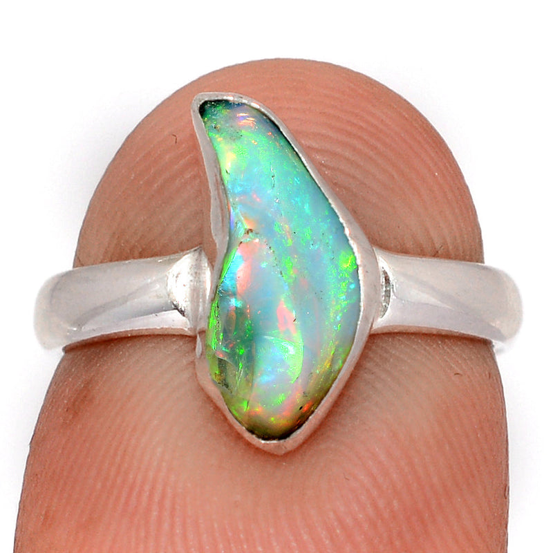 Ethiopian Opal Polish Rough Ring - EPRR1223