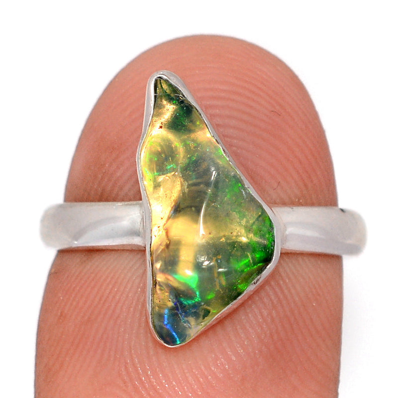 Ethiopian Opal Polish Rough Ring - EPRR1224