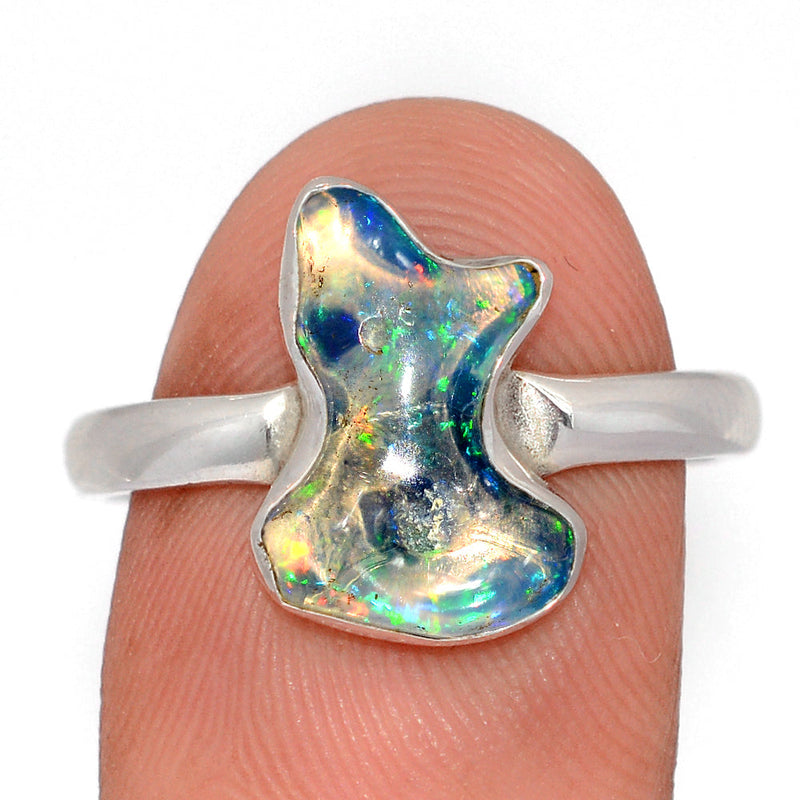 Ethiopian Opal Polish Rough Ring - EPRR1226