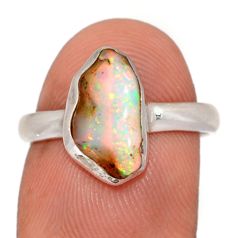 Ethiopian Opal Polish Rough Ring - EPRR1227