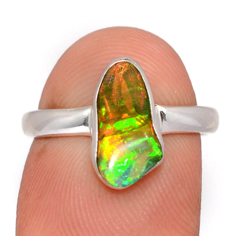 Ethiopian Opal Polish Rough Ring - EPRR1228