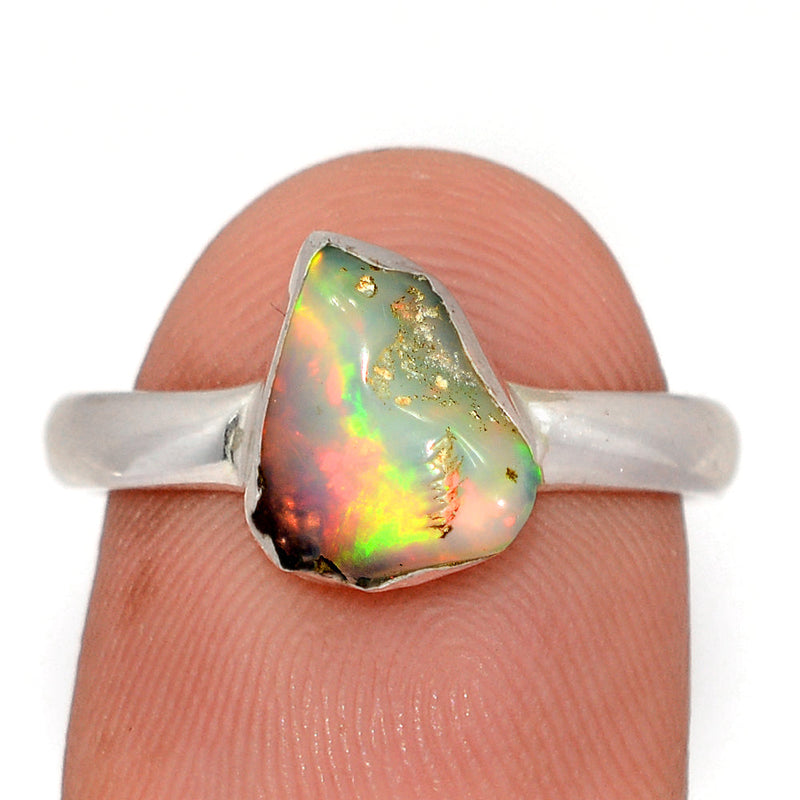 Ethiopian Opal Polish Rough Ring - EPRR1236
