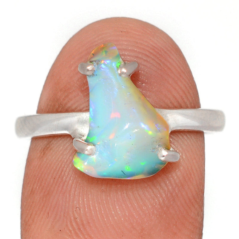 Claw - Ethiopian Opal Polish Rough Ring - EPRR1250