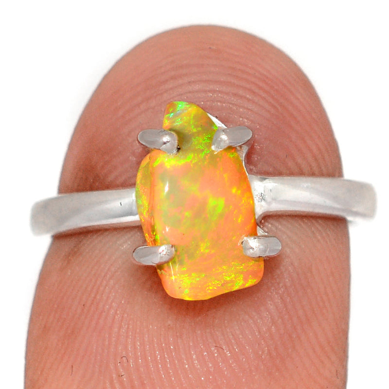 Claw - Ethiopian Opal Polish Rough Ring - EPRR1260