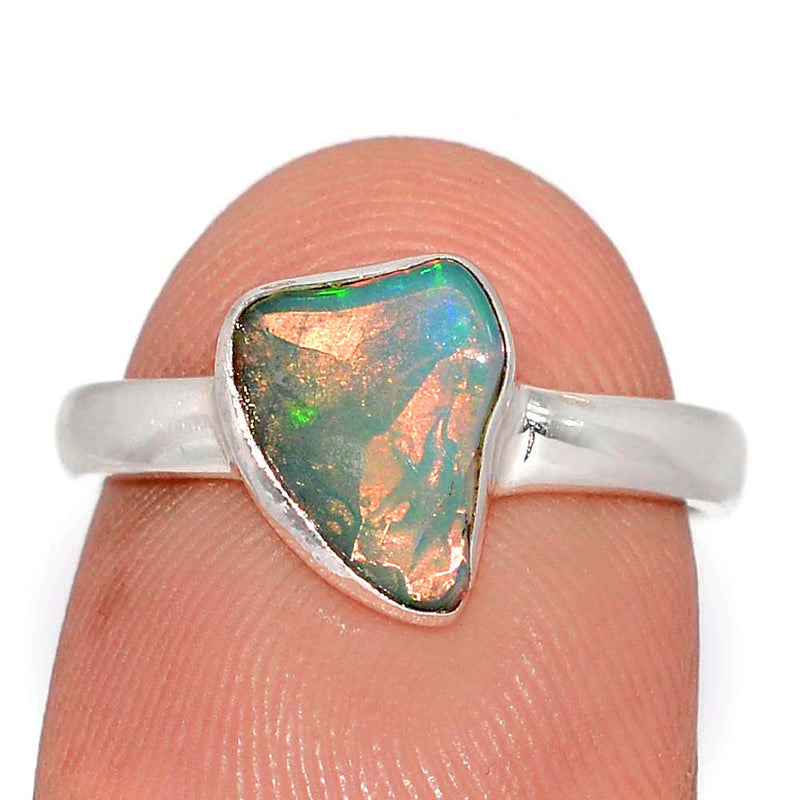Ethiopian Opal Polish Rough Ring - EPRR1266