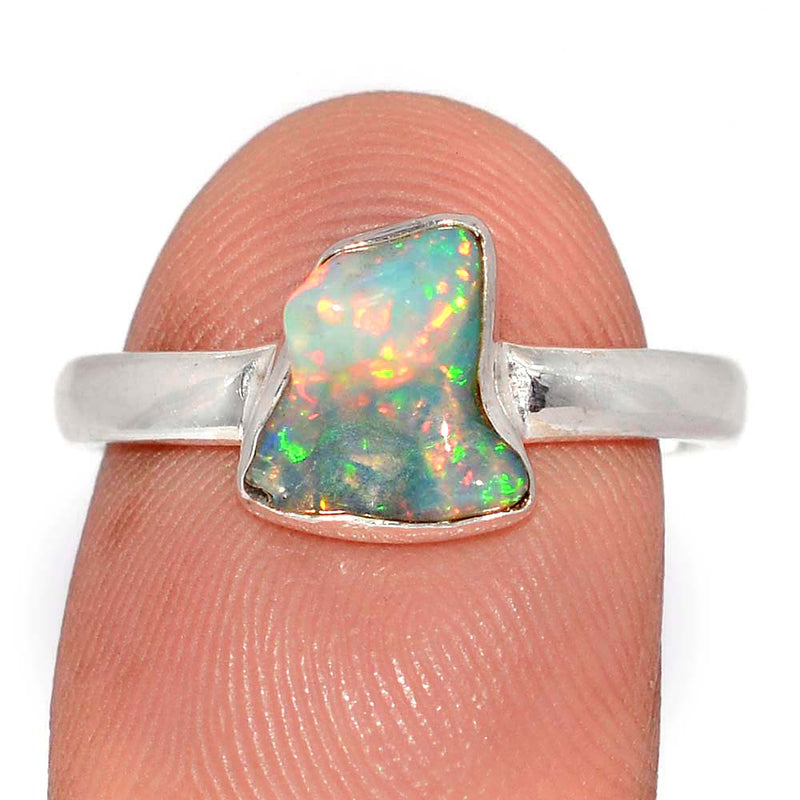 Ethiopian Opal Polish Rough Ring - EPRR1274
