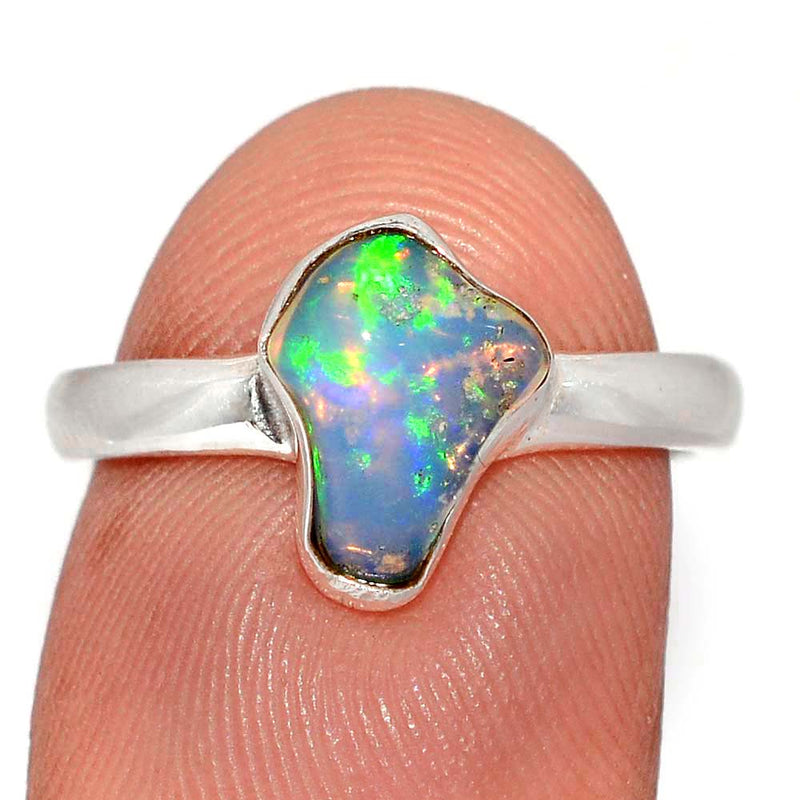 Ethiopian Opal Polish Rough Ring - EPRR1275