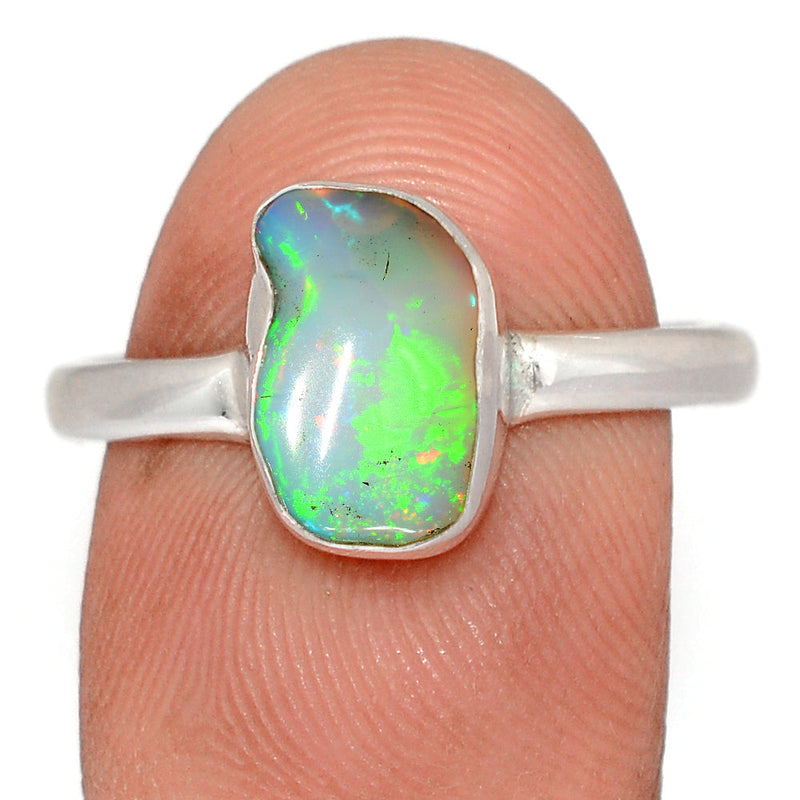 Ethiopian Opal Polish Rough Ring - EPRR1296