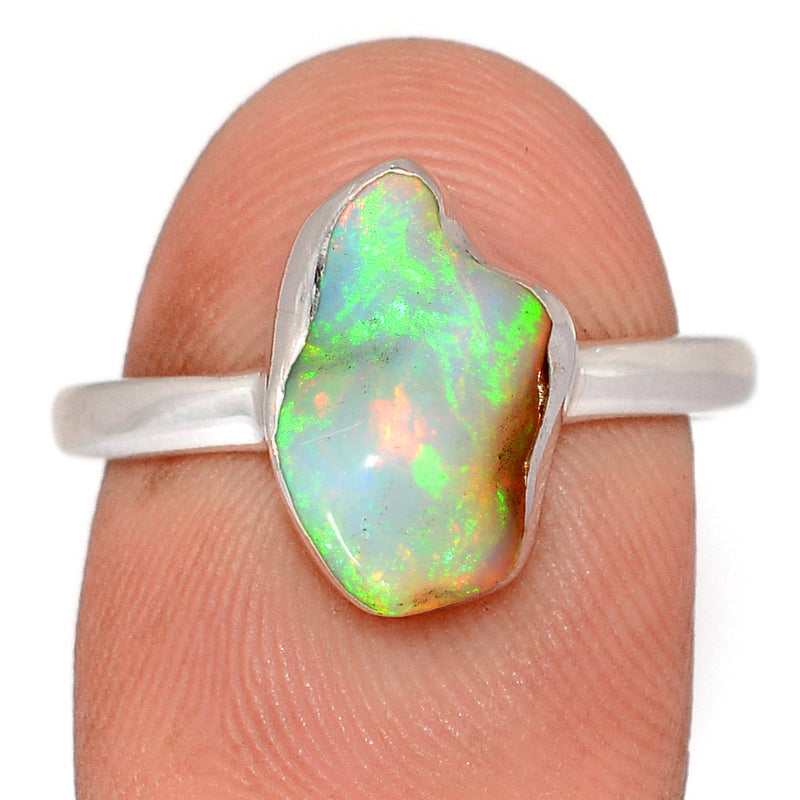 Ethiopian Opal Polish Rough Ring - EPRR1297