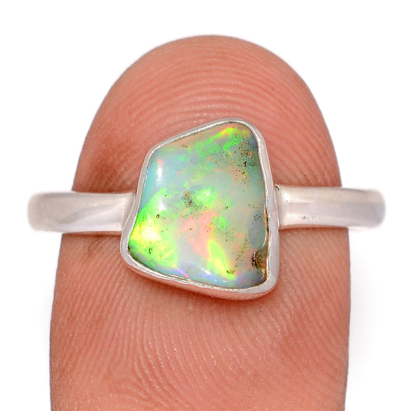 Ethiopian Opal Polish Rough Ring - EPRR1298