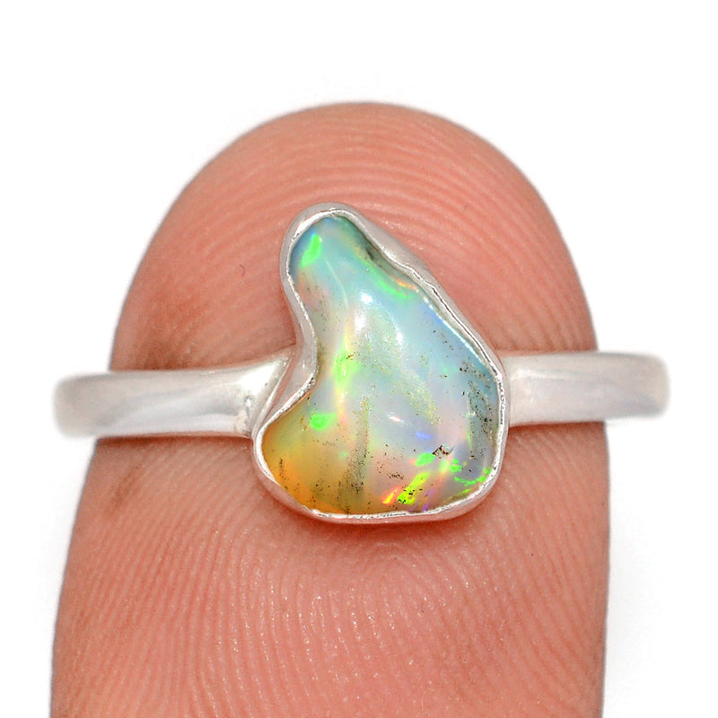 Ethiopian Opal Polish Rough Ring - EPRR1302