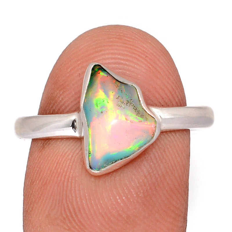Ethiopian Opal Polish Rough Ring - EPRR1303