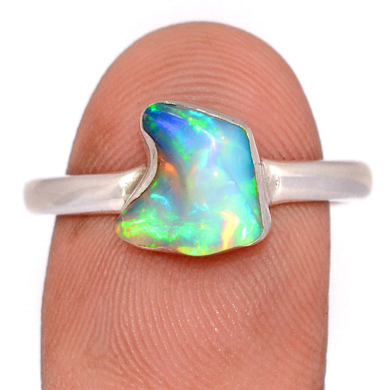 Ethiopian Opal Polish Rough Ring - EPRR1304