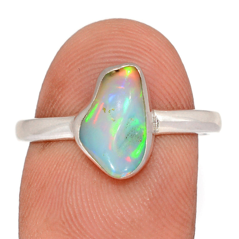 Ethiopian Opal Polish Rough Ring - EPRR1305