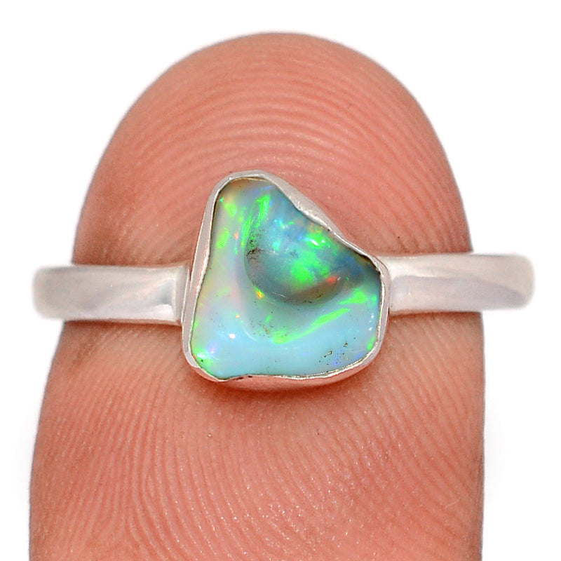 Ethiopian Opal Polish Rough Ring - EPRR1307