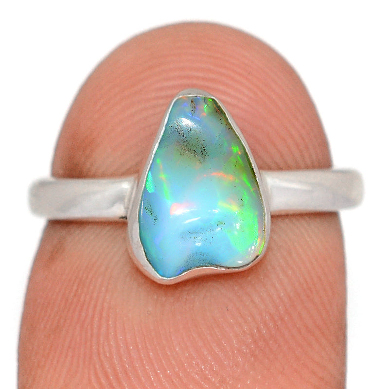 Ethiopian Opal Polish Rough Ring - EPRR1308