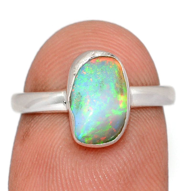 Ethiopian Opal Polish Rough Ring - EPRR1309