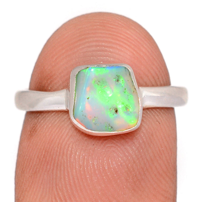 Ethiopian Opal Polish Rough Ring - EPRR1310