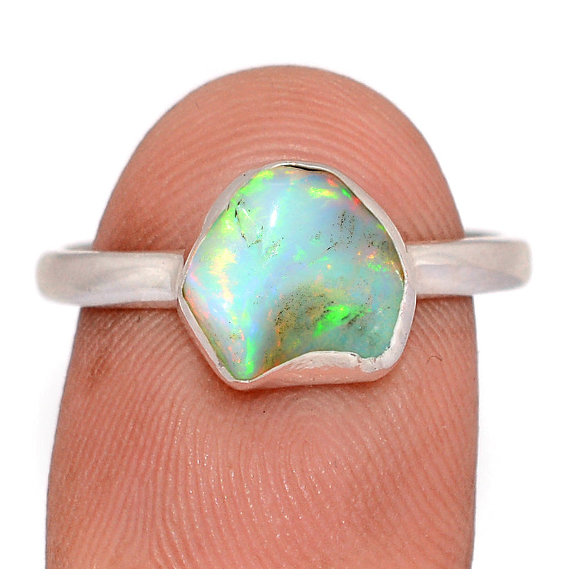 Ethiopian Opal Polish Rough Ring - EPRR1312