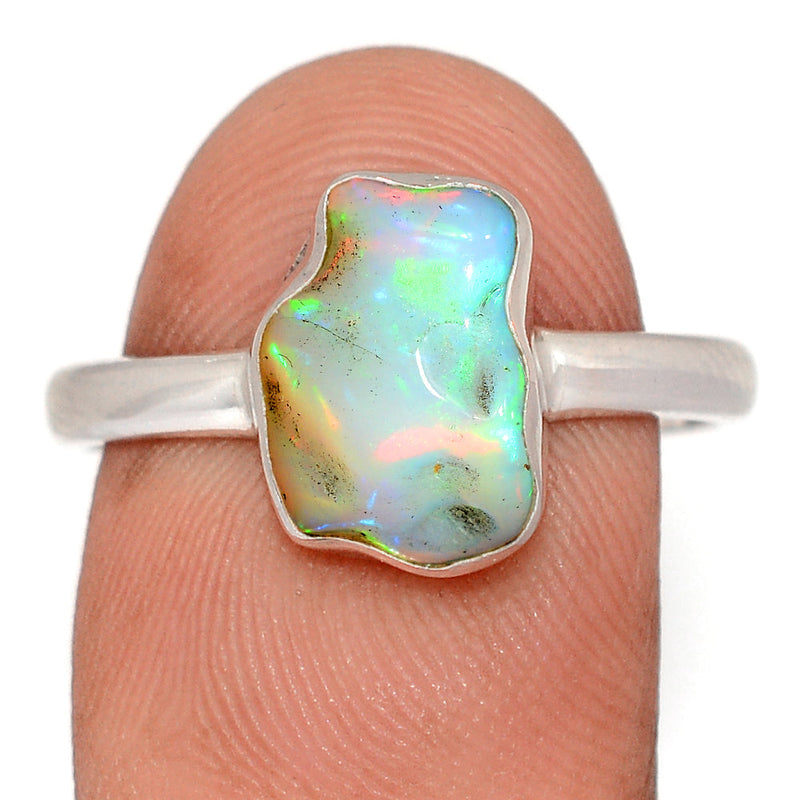 Ethiopian Opal Polish Rough Ring - EPRR1314