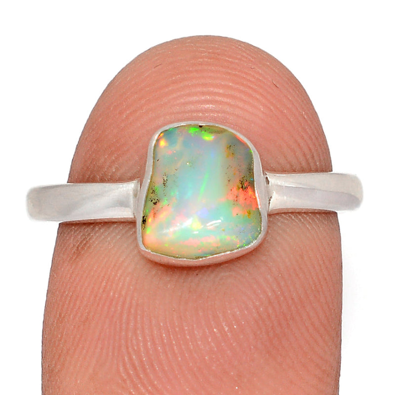 Ethiopian Opal Polish Rough Ring - EPRR1316