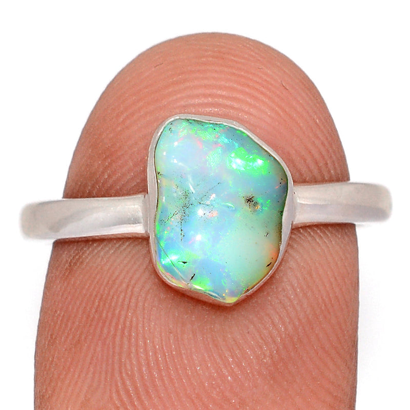 Ethiopian Opal Polish Rough Ring - EPRR1317