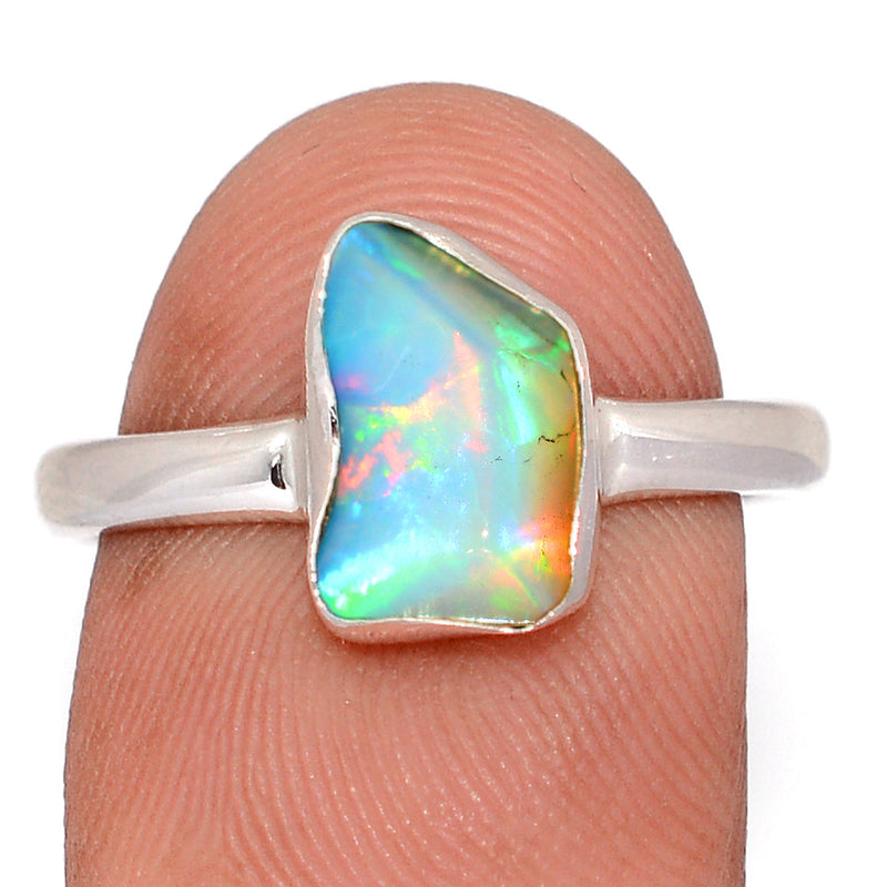 Ethiopian Opal Polish Rough Ring - EPRR1319