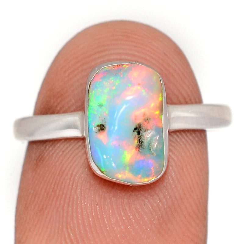 Ethiopian Opal Polish Rough Ring - EPRR1322