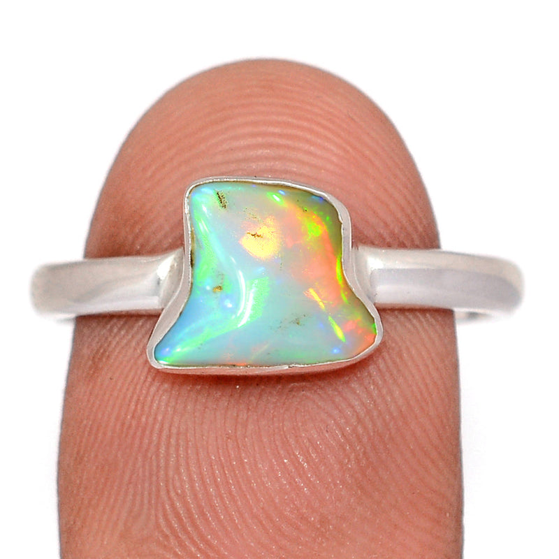 Ethiopian Opal Polish Rough Ring - EPRR1323