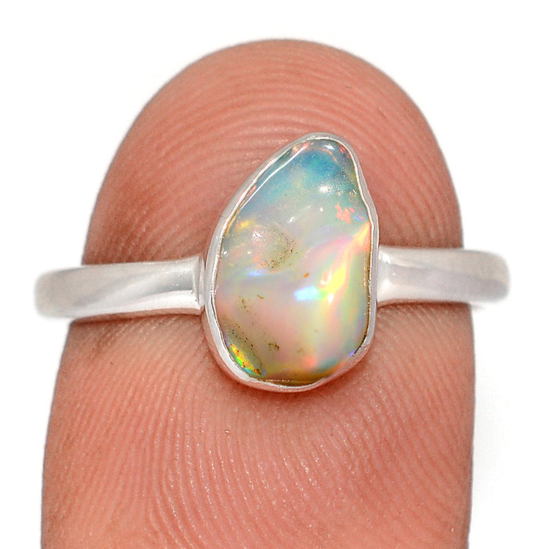 Ethiopian Opal Polish Rough Ring - EPRR1325