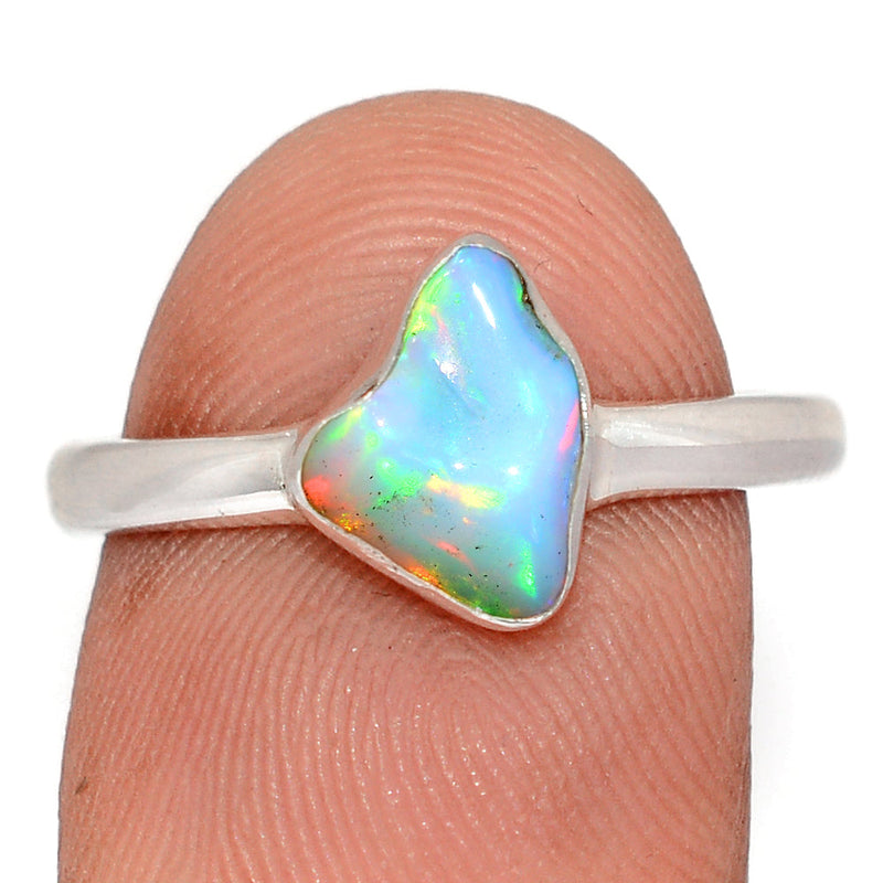Ethiopian Opal Polish Rough Ring - EPRR1329