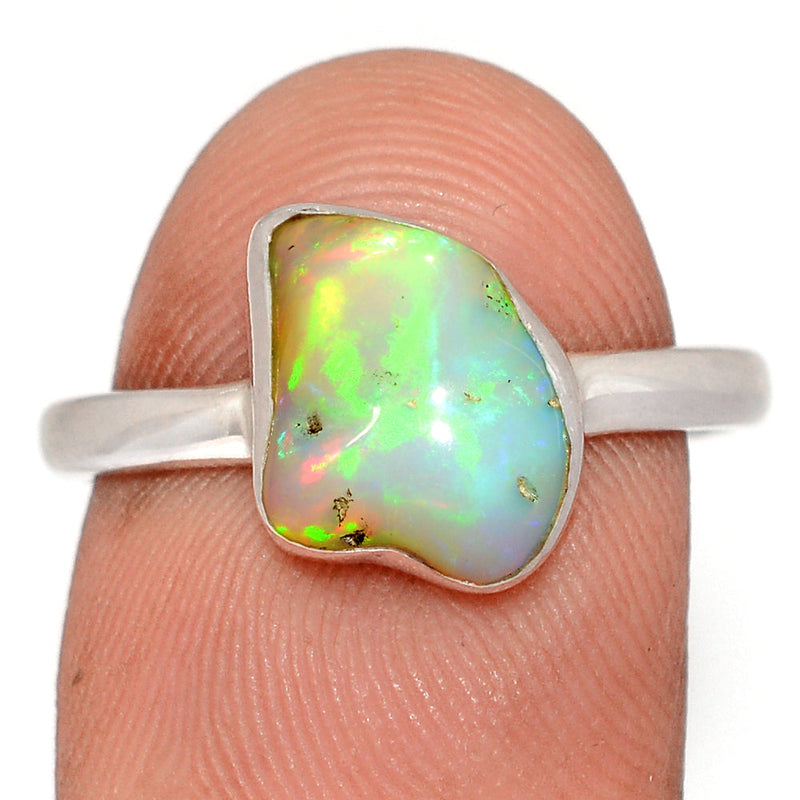 Ethiopian Opal Polish Rough Ring - EPRR1331