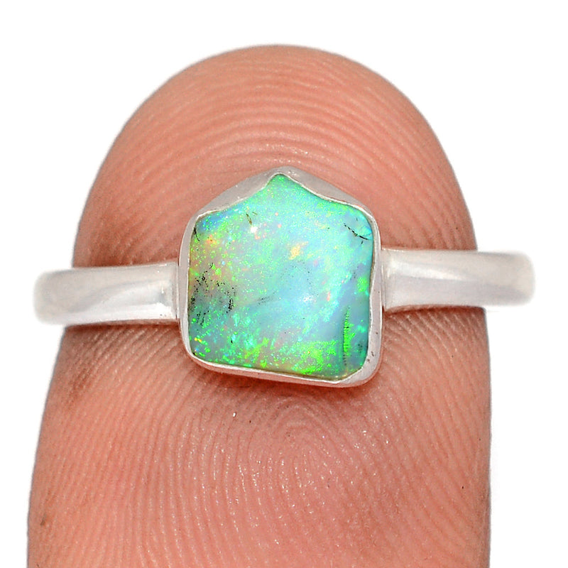 Ethiopian Opal Polish Rough Ring - EPRR1333