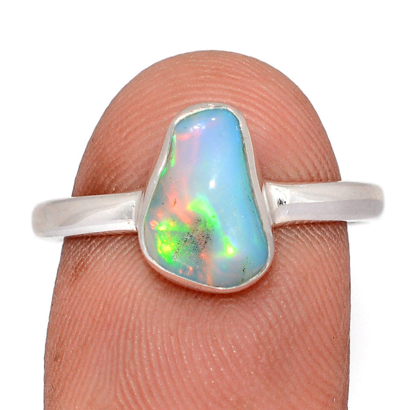 Ethiopian Opal Polish Rough Ring - EPRR1335