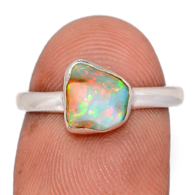 Ethiopian Opal Polish Rough Ring - EPRR1336