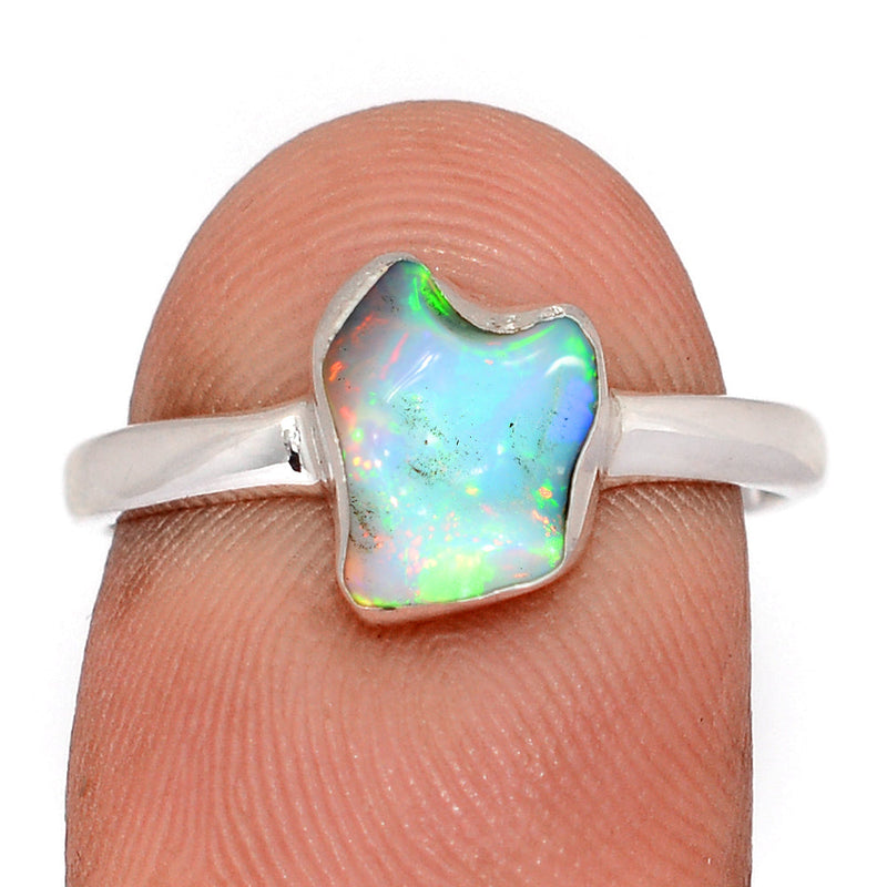 Ethiopian Opal Polish Rough Ring - EPRR1337