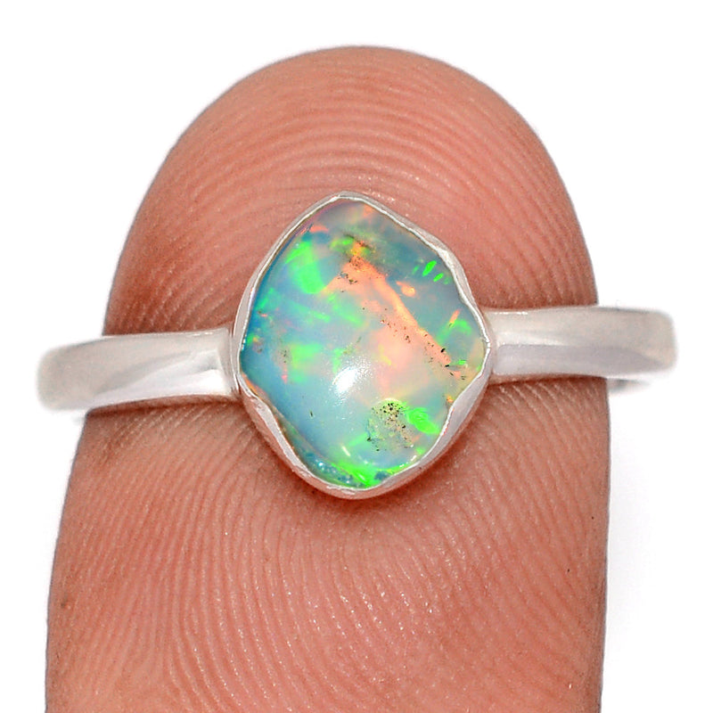 Ethiopian Opal Polish Rough Ring - EPRR1338