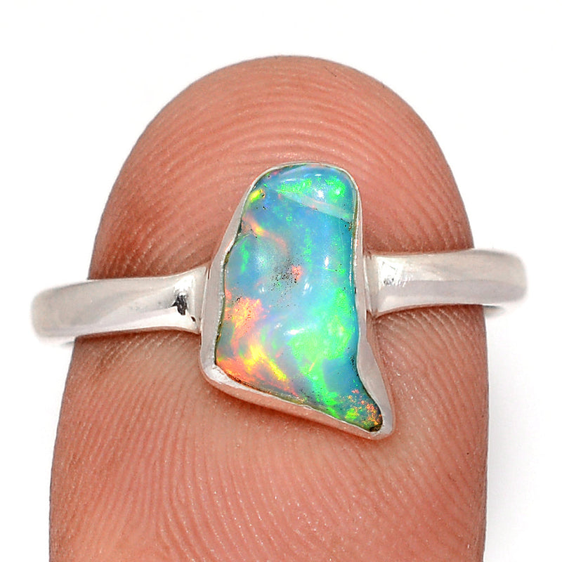 Ethiopian Opal Polish Rough Ring - EPRR1341