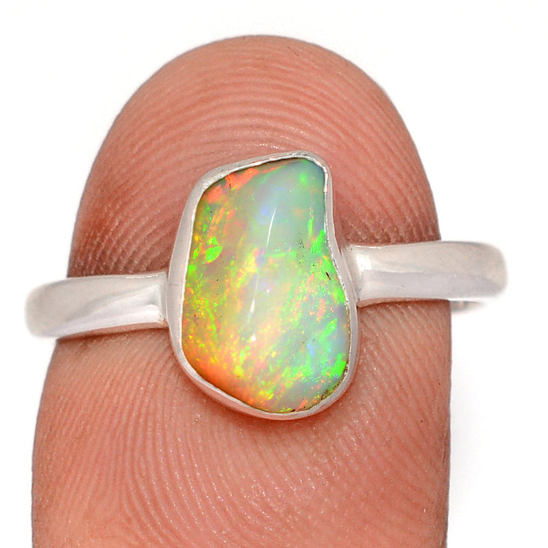 Ethiopian Opal Polish Rough Ring - EPRR1342