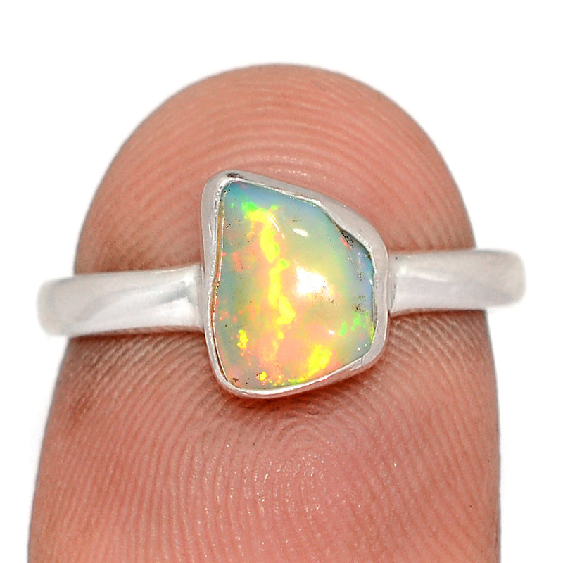 Ethiopian Opal Polish Rough Ring - EPRR1343