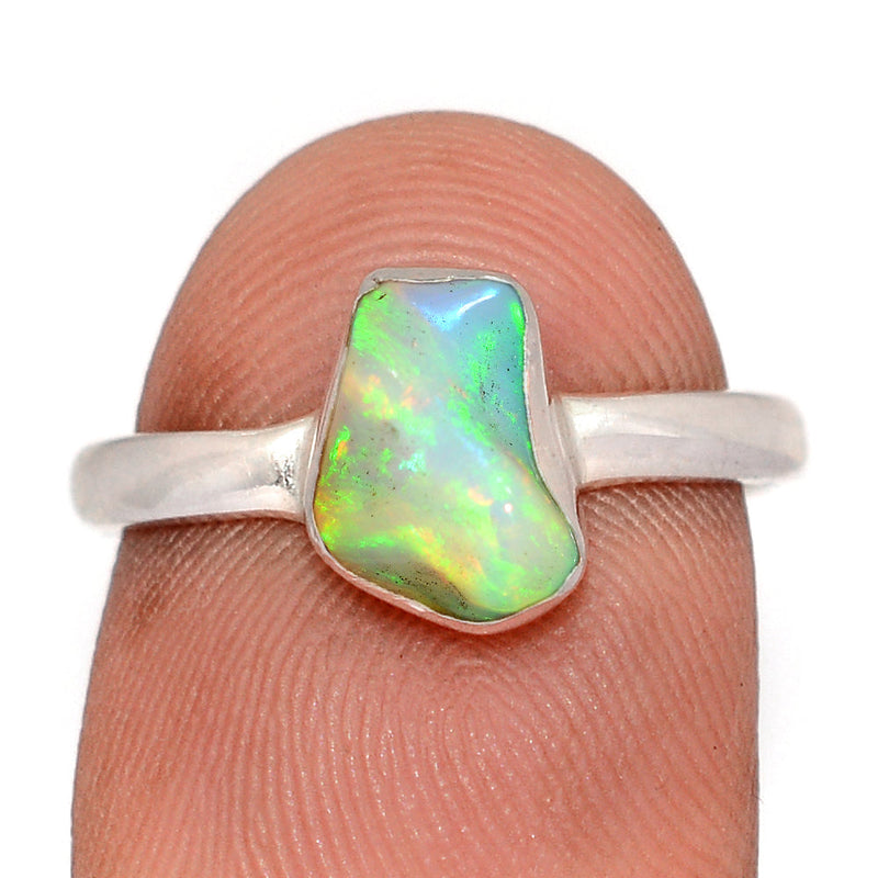 Ethiopian Opal Polish Rough Ring - EPRR1344