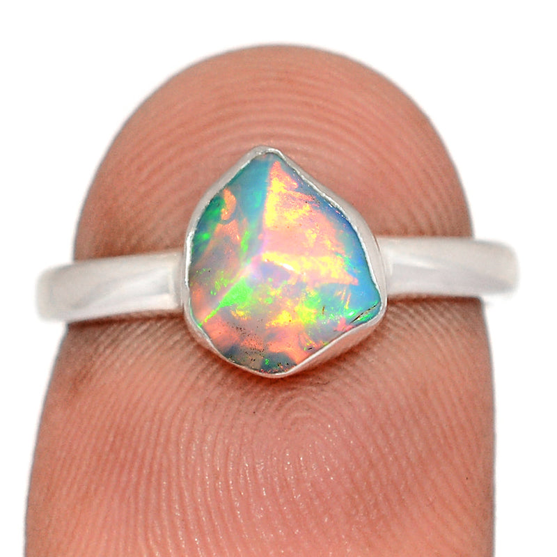 Ethiopian Opal Polish Rough Ring - EPRR1345
