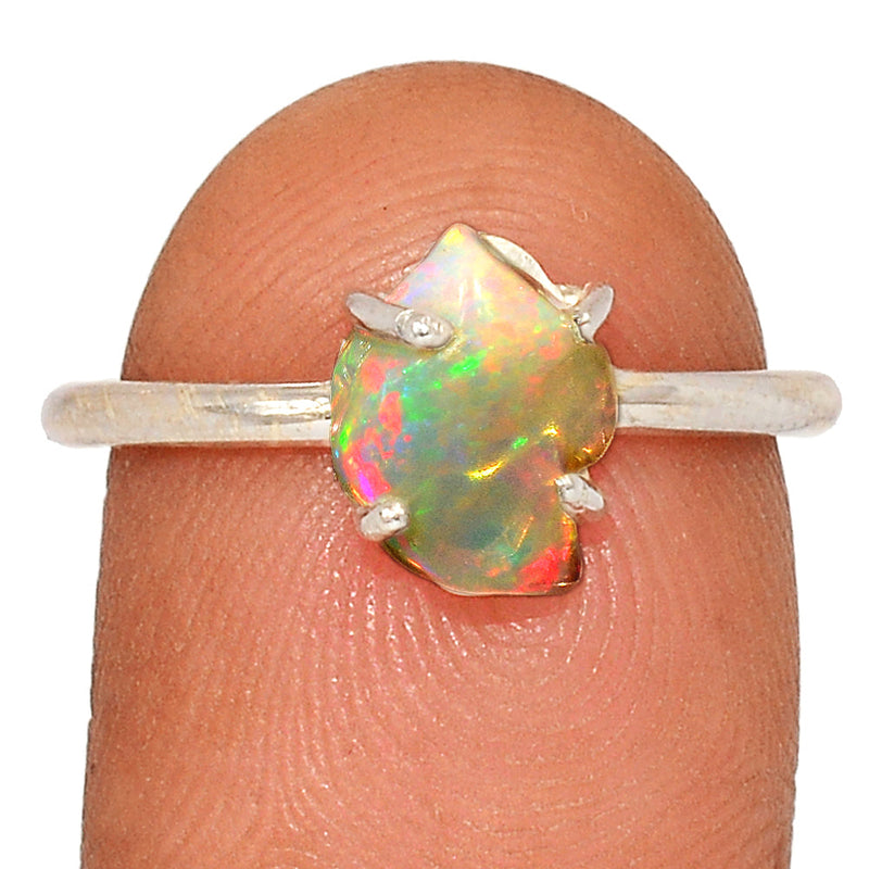 Claw - Ethiopian Opal Polish Rough Ring - EPRR962